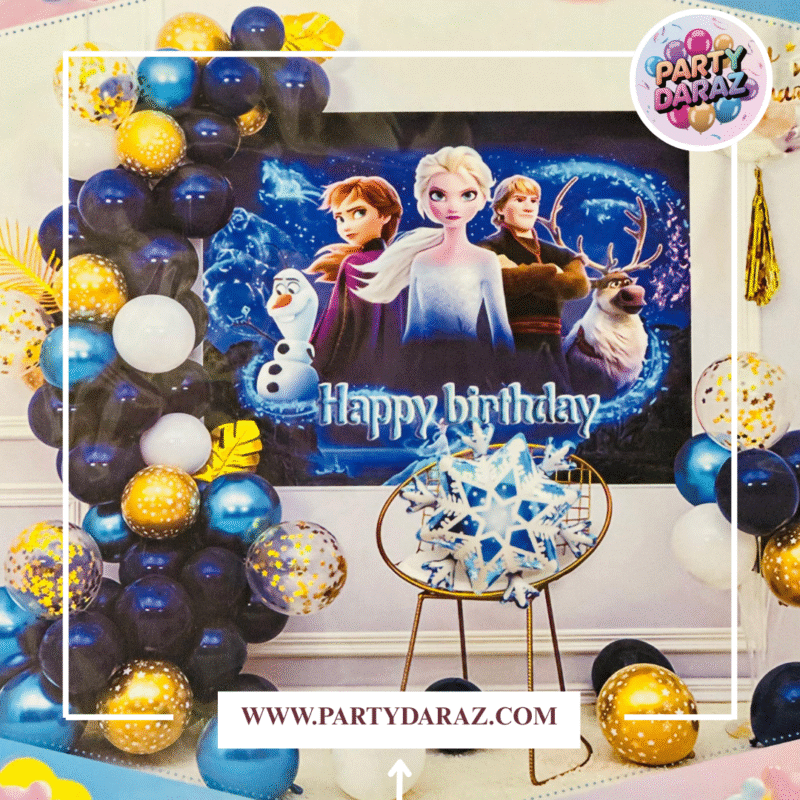 frozen birthday theme