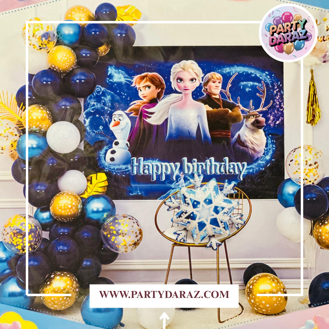frozen birthday theme