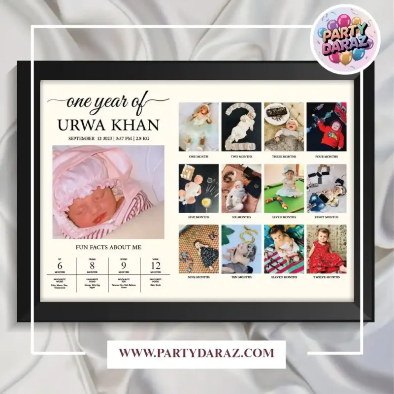 baby milestone frame