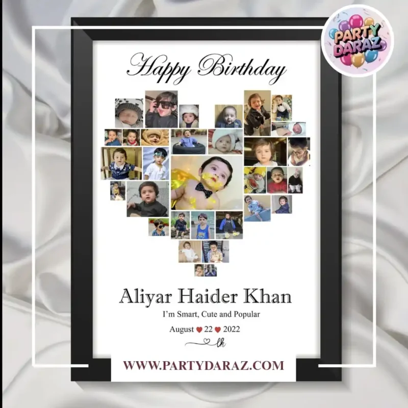 birthday photo frame