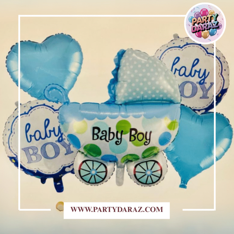 its a boy foil baloon set